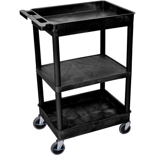 Luxor 18x24" HD Utility Cart 3-Shelf