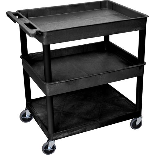 Luxor 32x24" HD Utility Cart 3-Shelf
