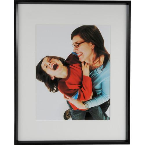 Nielsen & Bainbridge Gallery Frame - 16x20" Mat with 11x14" Opening, Centered - Black Metal