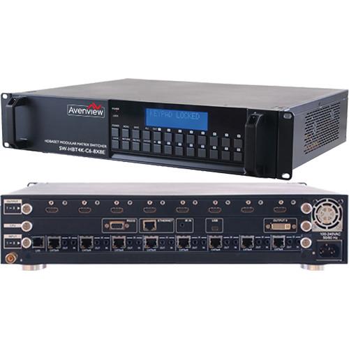 Avenview 8 x 8 HDBaseT, HDMI, DVI, and VGA Custom Modular Chassis