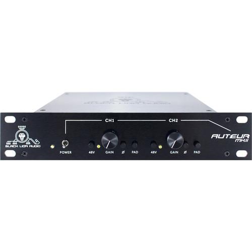 Black Lion Audio Auteur MkII 2-Channel Mic Preamp