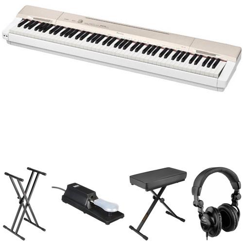 Casio PX-160 88-Key Digital Piano Essentials Bundle