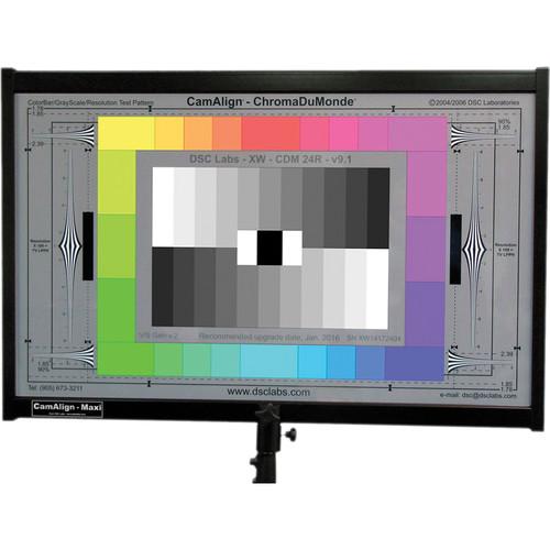 DSC Labs ChromaDuMonde 24-R Maxi CamAlign Chip Chart with Resolution