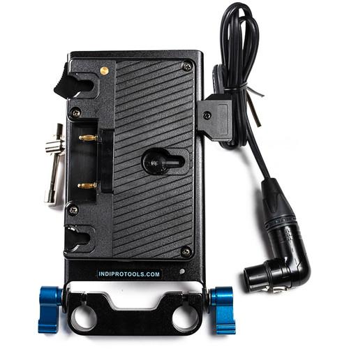 IndiPRO Tools Gold Mount Plate with Stand Clamp for Litepanels