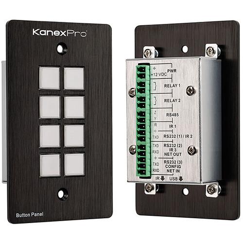 KanexPro WP-CONTROLB Wall Plate Control Panel for A V Devices