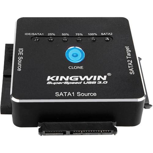 Kingwin USI-2535CLU3 EZ-Clone USB 3.1 Gen 1 to SATA & IDE One Click Clone Adapter