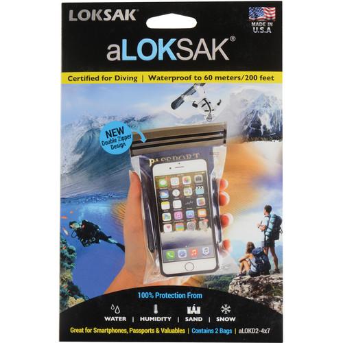 LOKSAK aLOKSAK Waterproof Bags - 4 x 7"