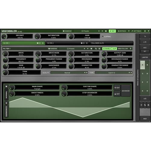 MeldaProduction MWobbler - Distorting Filter Plug-In