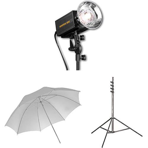 Novatron M500 2-Monolight Kit with Umbrellas