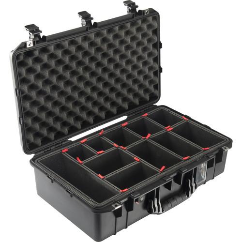 Pelican 1555AirTP Carry-On Case with TrekPak Insert