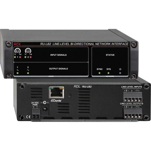 RDL RU-LB2 Line-Level Bi-Directional Network Interface
