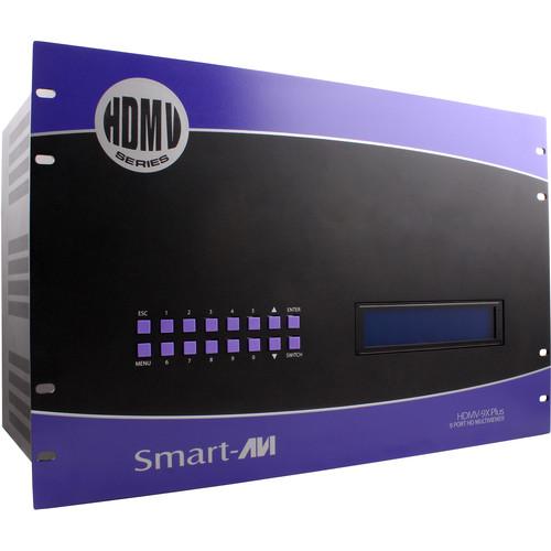 Smart-AVI 9-Port HDMI Real-Time Multiviewer and USB KVM Switch