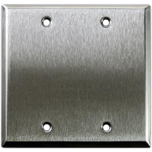 Whirlwind 2-Gang Blank Wall Plate