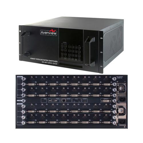 Avenview 32 x 32 HDBaseT, HDMI, DVI, and VGA Custom Modular Chassis