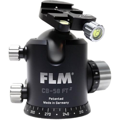 FLM CB-58FTR Professional FT Series Ball Head with SRB-60 QR Clamp