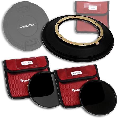 FotodioX WonderPana 145 Core Unit Kit for Canon TS-E 17mm Lens with 145mm Solid Neutral Density 1.2 and 145mm Solid Neutral Density 1.5 Filters