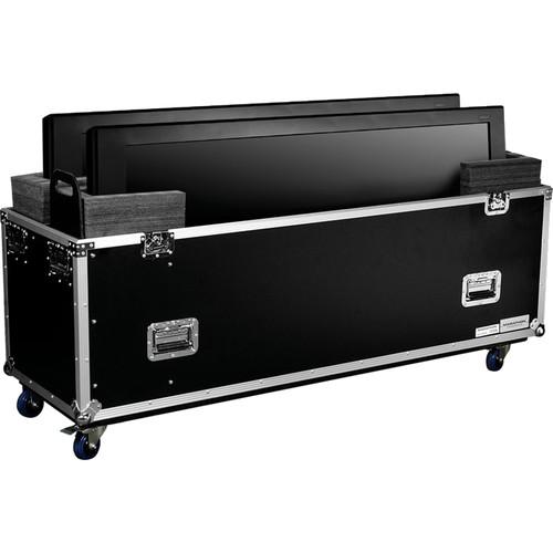 Marathon MA-2PLASMA32W Universal Flight Road Case for Two 32" Monitors