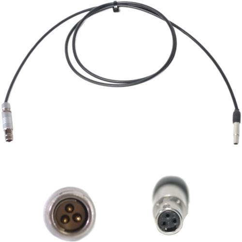 Nebtek 3-Pin Fischer Male to 3-Pin Female Nanocon from ARRI3 to Odyssey 7 7Q Power Cable