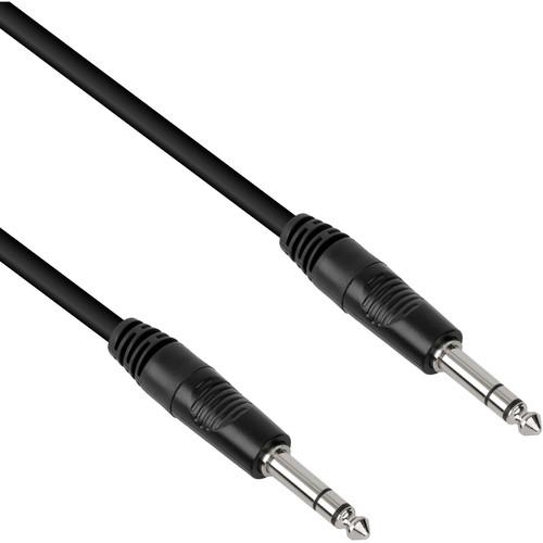 Pearstone PM-TRS 1 4" TRS Male to 1 4" TRS Male Interconnect Cable