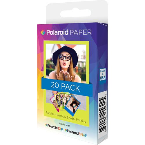 Polaroid 2 x 3" Premium ZINK Rainbow Photo Paper
