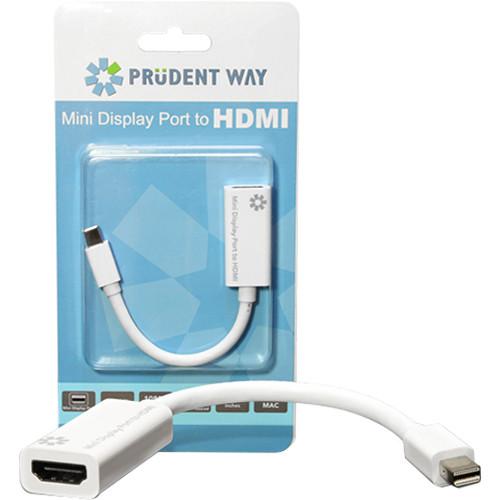 Prudent Way Mini-DisplayPort to HDMI Adapter
