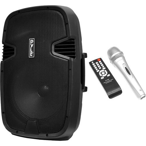 Pyle Pro PPHP152BMU 15" 2-Way Portable Rechargeable PA Loudspeaker System with Bluetooth