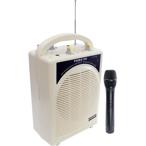 Pyle Pro PWMA100 Wireless Portable Rechargeable PA System with Wireless Microphone