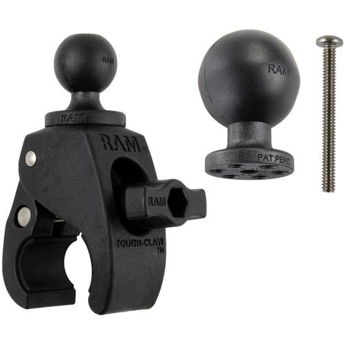 RAM MOUNTS Small Tough-Claw with 1.5" & 1" Diameter Rubber Balls