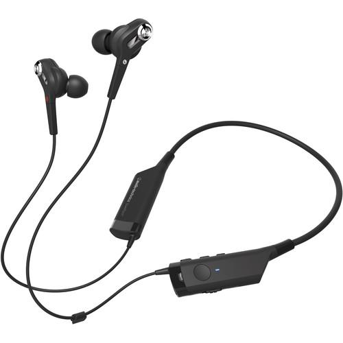 Audio-Technica Consumer ATH-ANC40BT QuietPoint Noise-Cancelling Wireless In-Ear Headphones