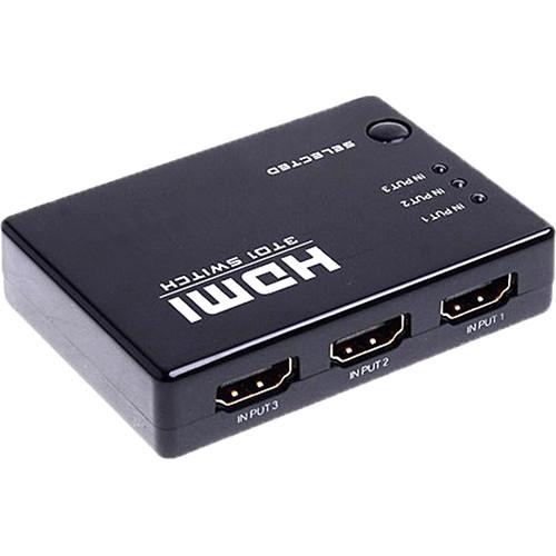 Avinair Spitfire 3 x 1 HDMI Switcher with Remote Control