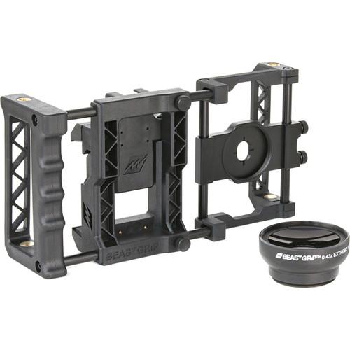 Beastgrip Pro Smartphone Lens Adapter and Camera Rig System with Wide-Angle Lens