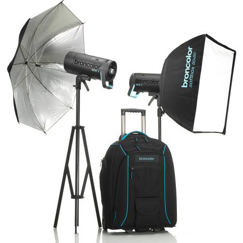 Broncolor Siros L 400Ws Battery-Powered 2-Light Outdoor Kit 2