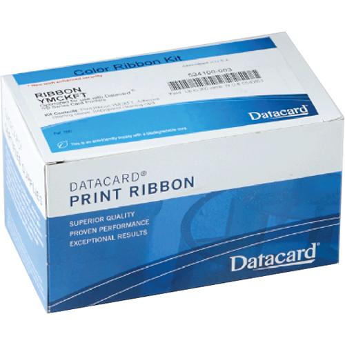 DATACARD YMCK-PO Color Ribbon and Cleaning Kit for SR200 and SR300 Card Printers