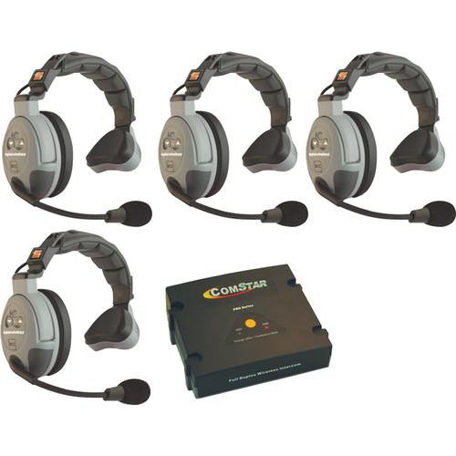 Eartec COMSTAR XT-4S 4-User Full Duplex Wireless Intercom System