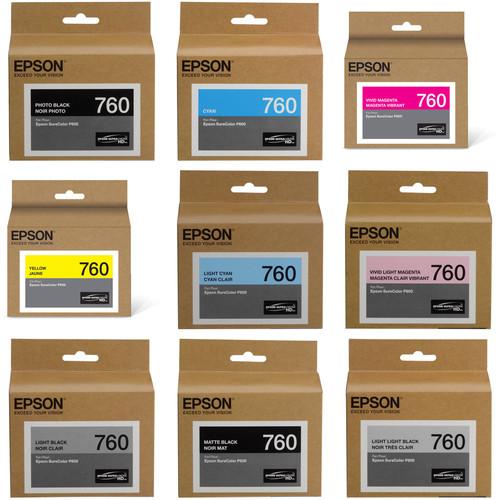 Epson T760 Ultrachrome HD Ink Cartridge Kit