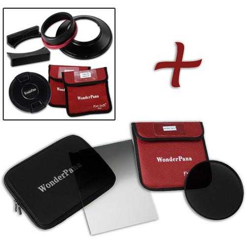 FotodioX WonderPana FreeArc XL Core Unit Kit for Canon 11-24mm Lens with 186mm Slim, Solid Neutral Density 1.5 and 7.9 x 10.2" Hard-Edge Graduated Neutral Density 0.9 Filters