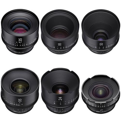 Rokinon Xeen 14, 24, 35, 50, 85, 135mm Cine 6 Lens Bundle