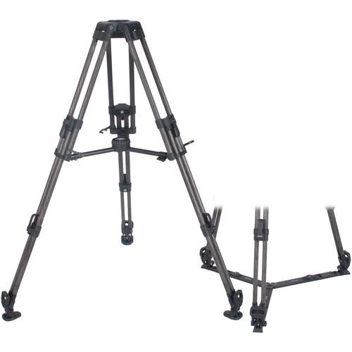 Secced 2-Stage 100mm Bowl Carbon Fiber Tripod with Ground & Mid-Level Spreaders