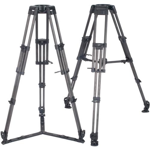 Secced 2-Stage 150mm Bowl Carbon Fiber Heavy-Duty Tripod with Mid-Level & Ground Spreaders