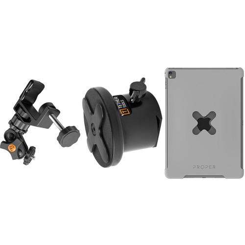 Tether Tools Utility Mounting Kit with EasyGrip LG & Wallee for iPad Air 2