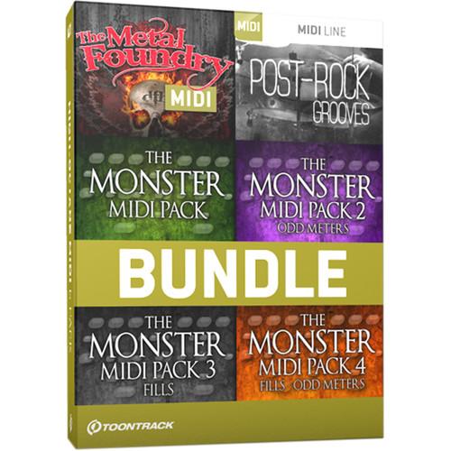 Toontrack High Octane MIDI 6 Pack - MIDI Files for Rock, Fusion, Progressive, Post-Rock Production