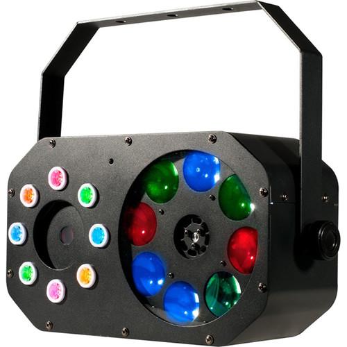 American DJ Stinger Gobo - LED Moonflower, Color Wash and Red Green Lasers