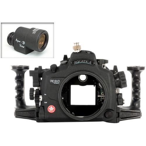 Aquatica AD810 Pro Underwater Housing for Nikon D810 with Aqua VF