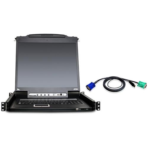 ATEN CL5716NUKIT 16-port Slideaway LCD KVM Switch with Kit