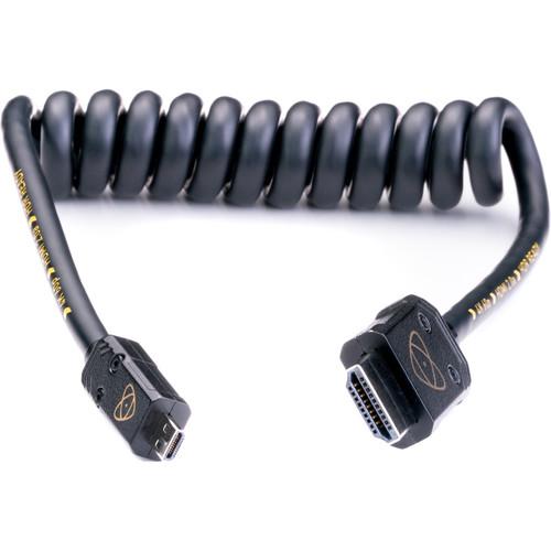 Atomos AtomFLEX HDMI Male to Micro-HDMI Male Coiled Cable