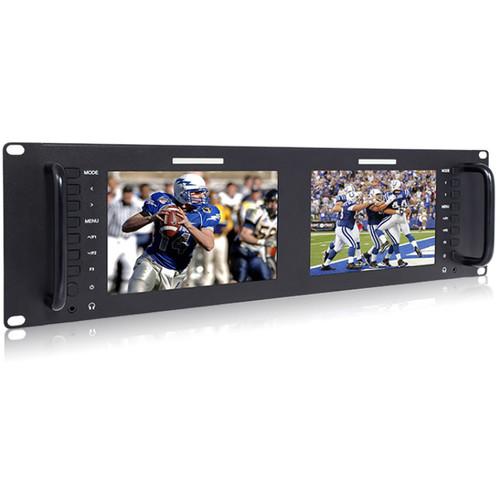 Avinair Spectre Dual Rack Monitor with HDMI, Video & Audio Inputs