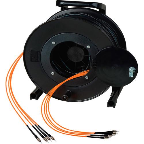 Camplex OM1 4-Ch Multimode Tactical Fiber ST Snake Cable Reel