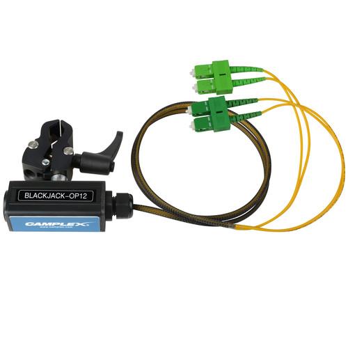 Camplex opticalCON QUAD to Four SC APC Breakout Adapter