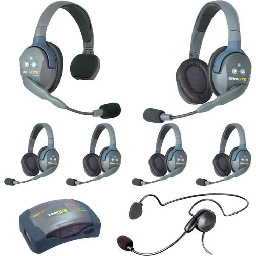 Eartec HUB715CYB UltraLITE 7-Person HUB Intercom System with Cyber Headset