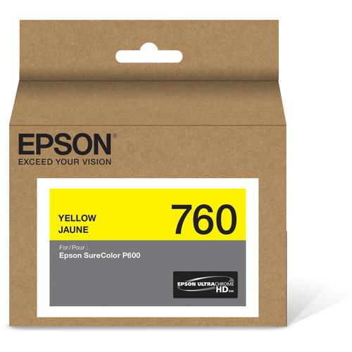 Epson T760 Yellow Ultrachrome HD Ink Cartridge